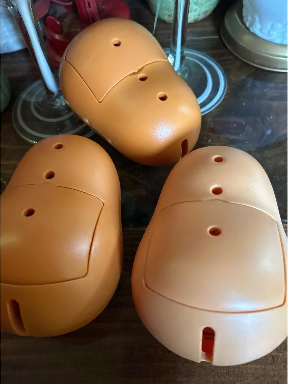 Three potato head bases